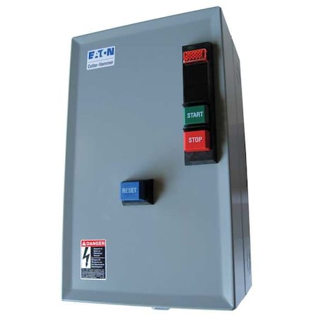 Nonreversing IEC Magnetic Motor Starter, 1 NEMA Rating, 480V AC, 3 Poles, 1NO/1NC