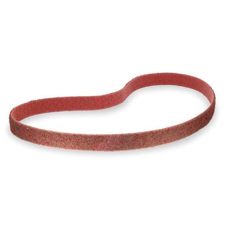 Sanding Belt, 1 in W, 42 in L, Non-Woven, Aluminum Oxide, Not Applicable Grit, Medium, Z-WEB