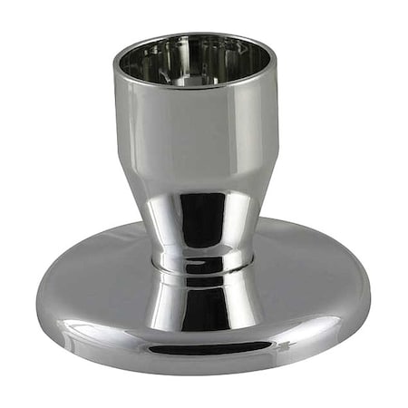 Escutcheon, 2.5 in L, 2.5 in W, Plastic