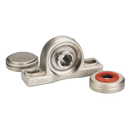 Pillow Block Bearing,1" Bore,SS/SS