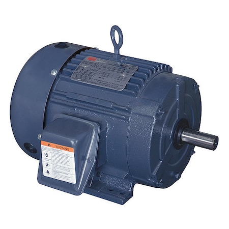 Three-Phase General Purpose Motor, 1 1/2 HP, 182T Frame, 230/460V AC Voltage, 1180 Nameplate RPM