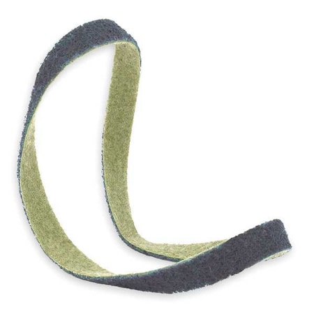 Sanding Belt, 3/4 in W, 18 in L, Non-Woven, Aluminum Oxide, Not Applicable Grit, Very Fine, Z-WEB