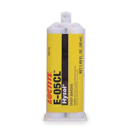 Epoxy Adhesive, E-05CL Series, Clear, Dual-Cartridge, 1:01 Mix Ratio, 30 min Functional Cure