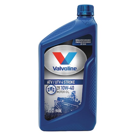 4-Stroke ATV Motor Oil, 32 Oz, 10W-40