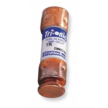 UL Class Fuse, RK5 Class, Time-Delay, 3.5A, 250V AC, Non-Indicating