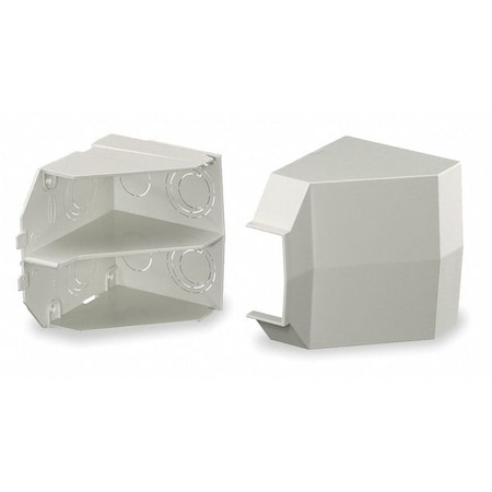 Ceiling Adapter, White, PVC, Wall-Trak