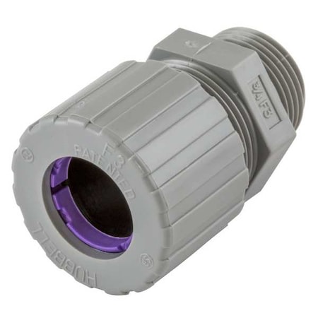 Liquid Tight Connector,3/4in.,Orchid