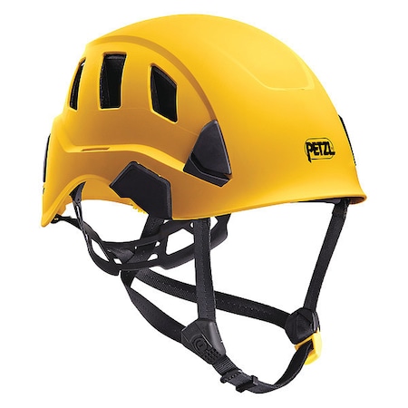 Safety Helmet, STRATO ALVEO, ABS, 6 Point Ratchet, Type 1, Class C, Yellow