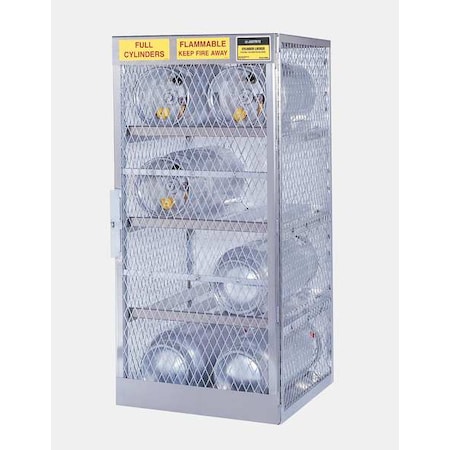 Gas Cylinder Cabinet,30x65,Capacity 8