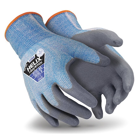 Cut Resistant Coated Gloves, Cut Level A3 ,Dipped ,Foam Nitrile ,Sandy ,M 1 PR