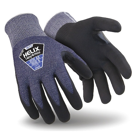 Cut Resistant Coated Gloves, Cut Level A3 ,Dipped ,Foam Nitrile ,Sandy ,S 1 PR