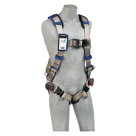 ExoFit STRATA(TM) Full Body Harness, M, 420 lb., Quick-Connect Chest/ Quick-Connect Leg Straps