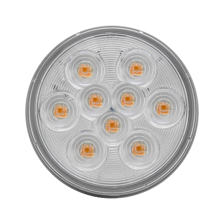 Amber grommet-mounted 4'',Round