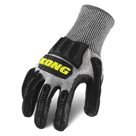 Cut Resistant Coated Gloves, Cut Level A3 ,Nitrile ,Foam ,L 1 PR