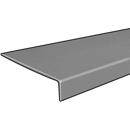 Stair Tread Cover Fiberglass Gray, 144 in W x 1/8 in Thick