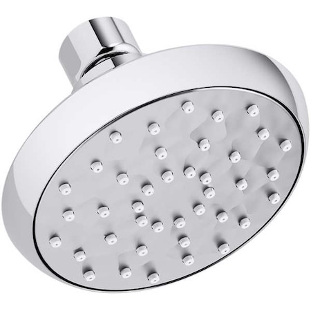 Shower Head, Polished Chrome, Wall