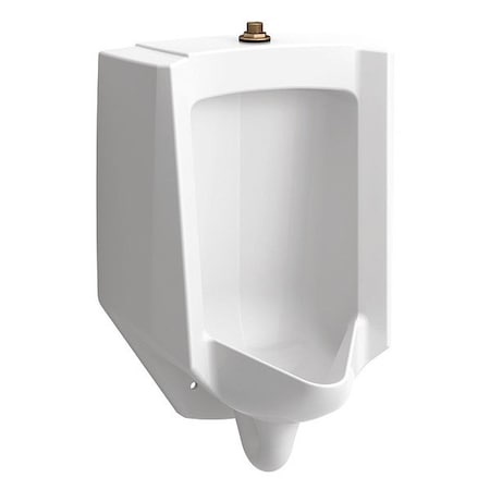 Urinal,Vitreous China,8" W,White