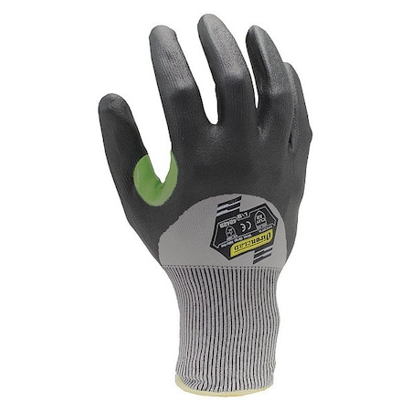 Cut Resistant Coated Gloves, Cut Level A2 ,Dipped ,Foam Nitrile ,Smooth ,M 1 PR
