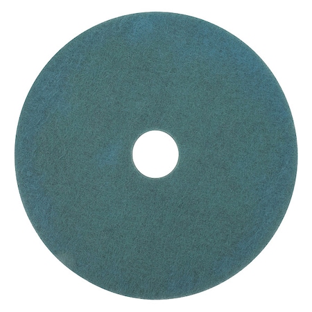 Burnishing Pad,19 In,Aqua,PK5