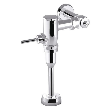 Flushometer 0.5 gpf, Polished Chrome, Single Flush, Urinal
