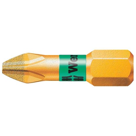 Torsion Bit,SAE,1/4",Hex,No 3,1",S2 Steel