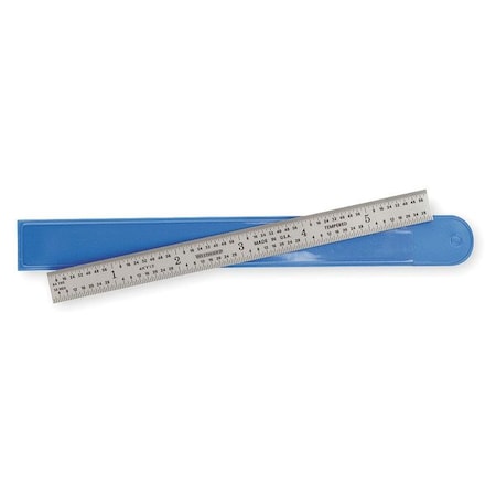 Steel Rule, Flexible, 6In, 32/64ths/0.5/1mm