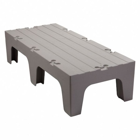 Dunnage Rack with Solid Shelves Top 60", 3000 lb. Capacity, Speckled Gray