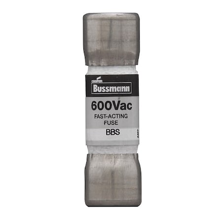 Midget Fuse, Fast-Acting, 5A, 600V AC, Non-Indicating, 10kA at 600V AC