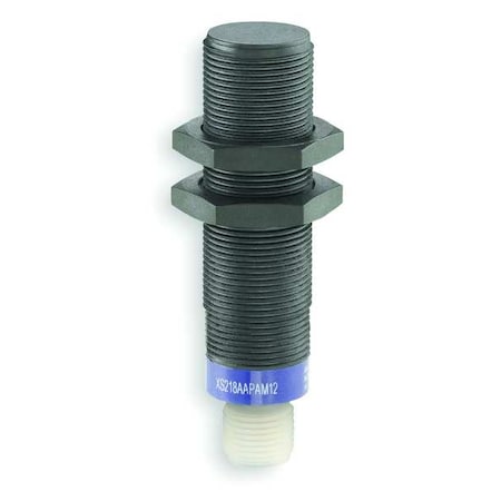 Cylindrical, Inductive Proximity Sensor, 18 mm Dia., PPS, 2 m, Bare Wire, 2 Wires, Unshielded