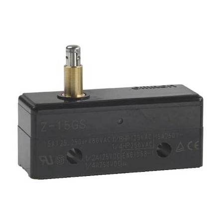 Snap Action Switch, Plunger Actuator, SPDT, 15 A at 480 V AC Contact Rating