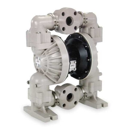 Double Diaphragm Pump, Polypropylene, Air Operated, Neoprene, 139 GPM