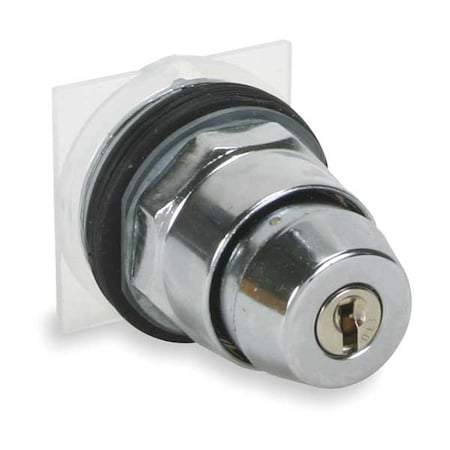 Non-Illum Selector Swtch,30mm,4 Pos,Keyd