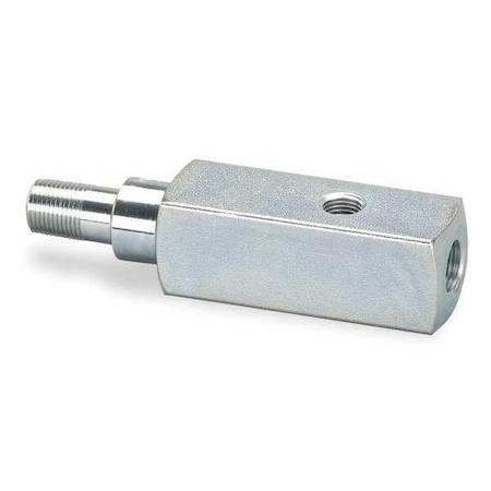 Gauge Adapter, 0 to 10,000 psi psi, 1/4 in Stainless Steel Case Material