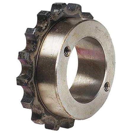Chain Coupling Sprocket, Split Taper Bushing, 1/2 - 2-7/16 Bore Dia., 20 # of Teeth