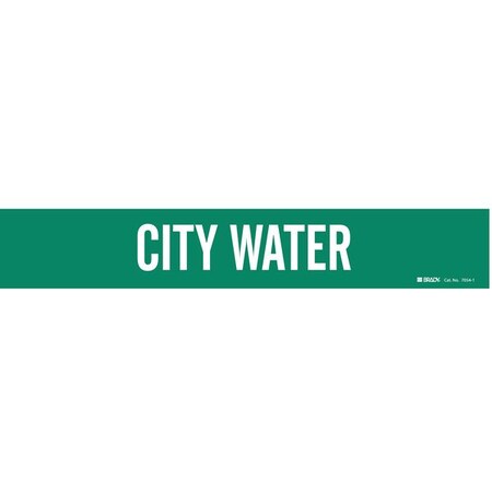 Pipe Markr,City Water,Gn,2-1/2to7-7/8 In, 7054-1