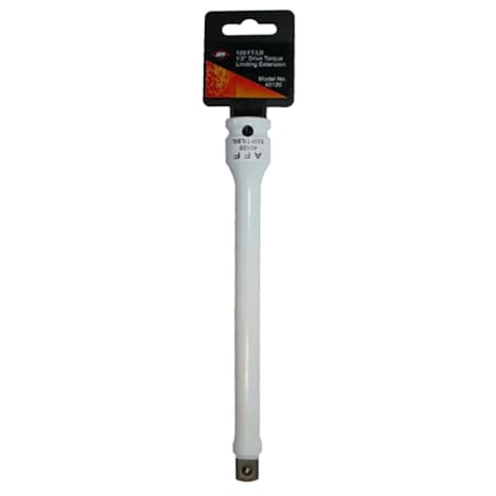 1/2 in Drive Torque Limiting Extension, White, 120 ft-lbs 163 Nm