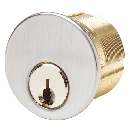 Lockset Cylinder, Satin Chrome, Keyway Type Schlage(R) C, 5 Pins,PK2