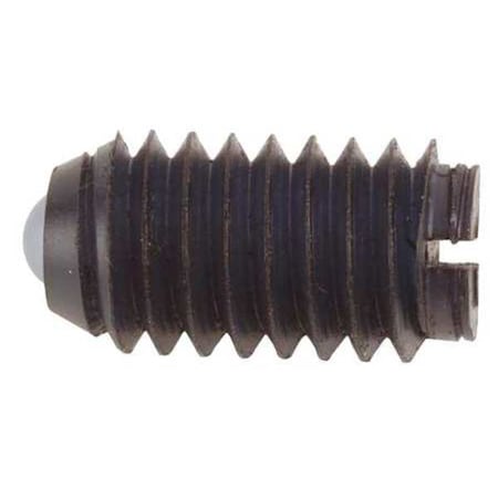 Plunger, Ball, Steel, B/O, 5/16-18, 37/64, PK5