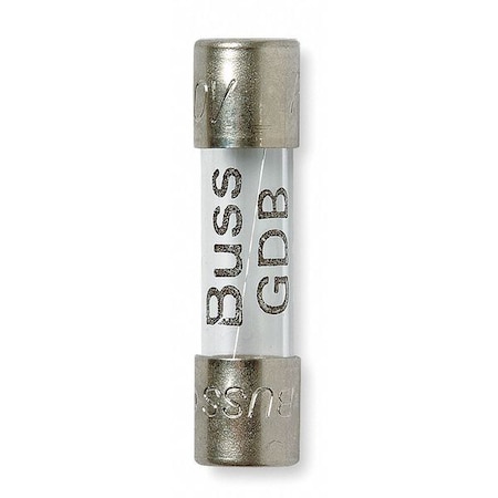Glass Fuse, 100mA, 35A at 250V AC, 5 PK