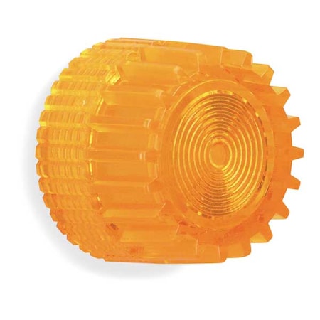 Push Button Cap, Illuminated, 30mm, Amber