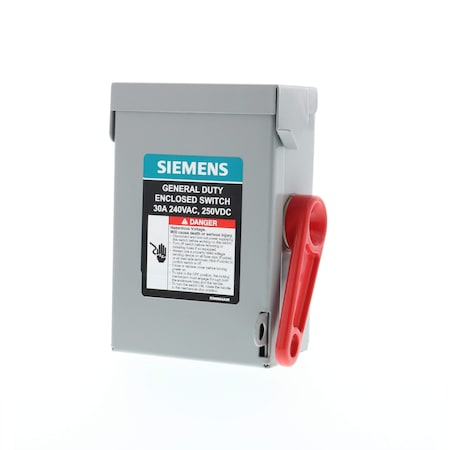 Safety Switch, Non-Fusible, 30 A, Steel