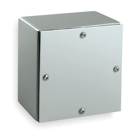 Screws Electrical Enclosures, 12 in H, 6 in D, 12 in W, 4, Steel