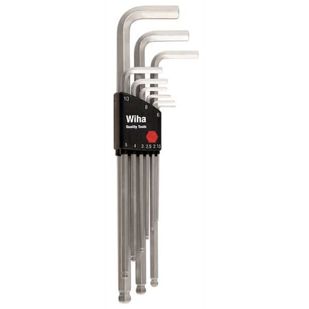 9 Piece Metric L-Shape Hex Key Set, 66994.G