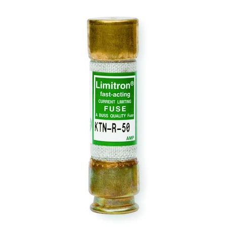 UL Class Fuse, RK1 Class, Fast-Acting, 50A, 250V AC, Non-Indicating