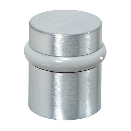 Door Stop, Floor-Mount, Polished Chrome