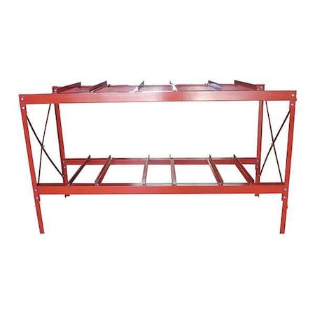 Drum Rack,(6) 55 gal.,Steel