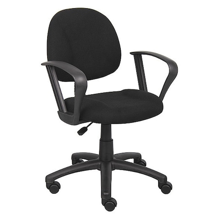 B317 Posture Deluxe Office Task Chair, 25 in W 25" L 40" H, Loop, Tweed Seat