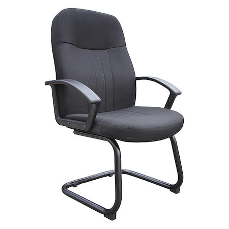 Guest Chair, 25-1/2 in W 26" L 41" H, Loop, Fabric Seat
