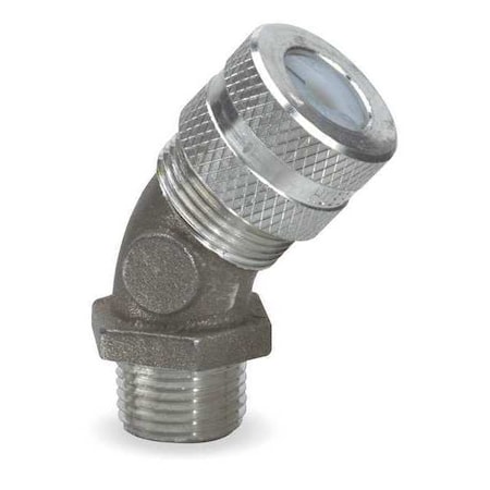 Cord Connector,3/4 in.,45,Brown