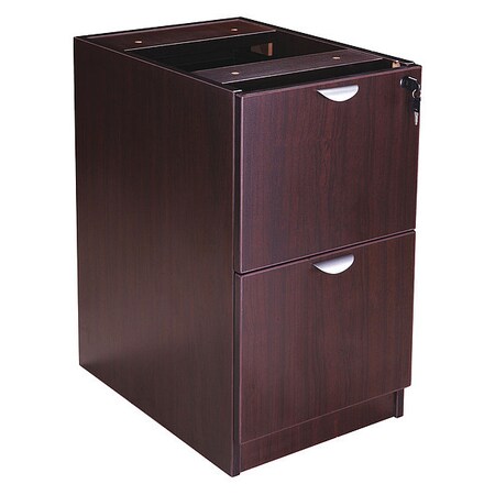 Full Pedestal File/File,Mahogany